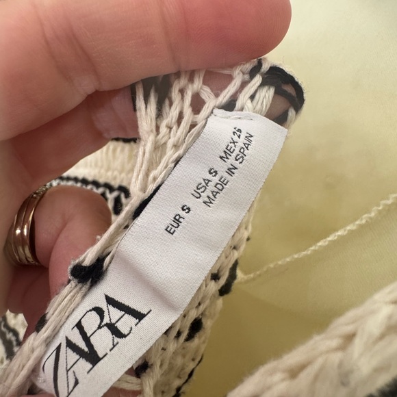 Zara Lace Mini Dress - Black and White - Picture 8 of 8